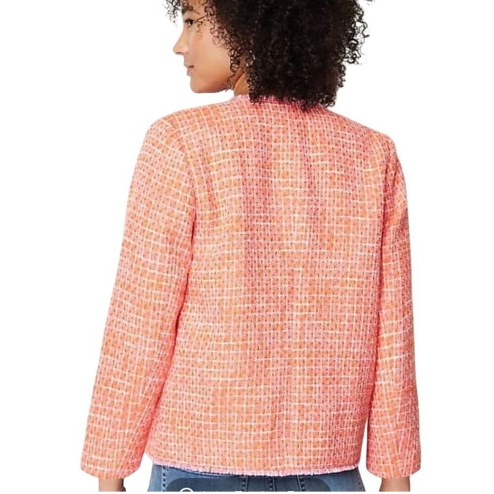 J. Jill Dahlia Tweed Jacket Size SP - Picture 6 of 14